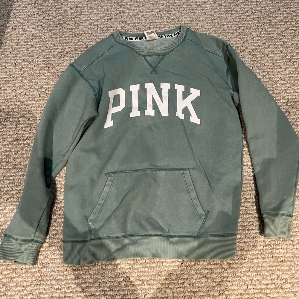 PINK Victoria's Secret Green Sweater for Men